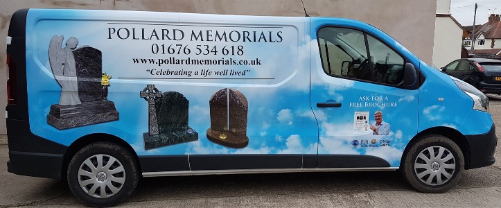 Pollard Memorials New Van